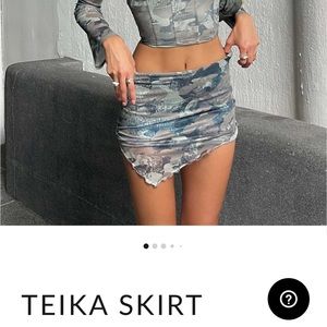 2 xsmall tiger mist skirts for sale- too small for me and final sale